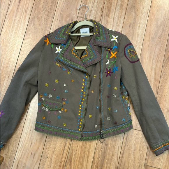 Moschino embroidered vintage jacket - Picture 1 of 9